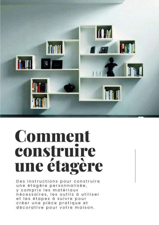 Ebook : Comment construire une étagère