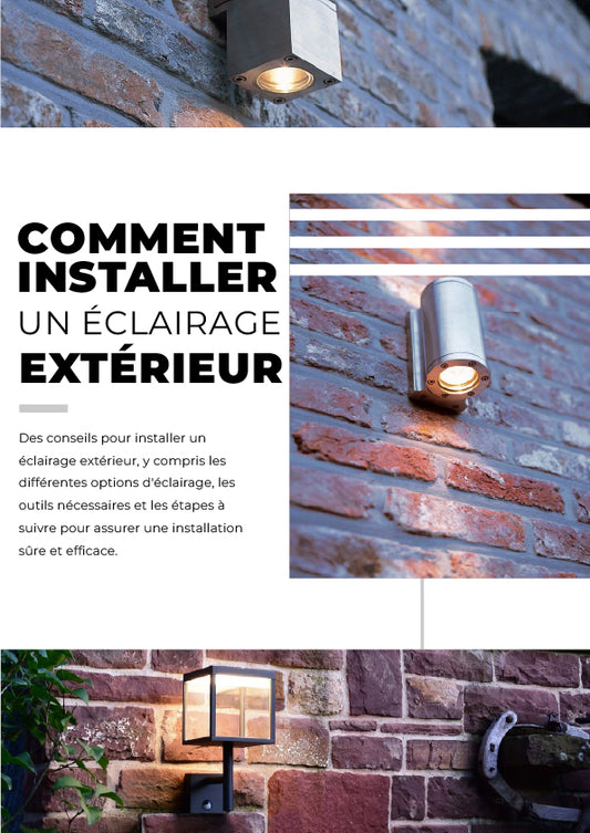 Ebook : Comment installer un éclairage extérieur