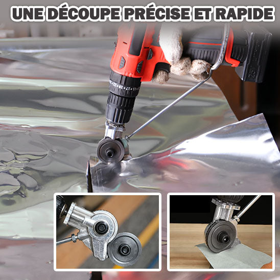 Coupe-plaque de perceuse